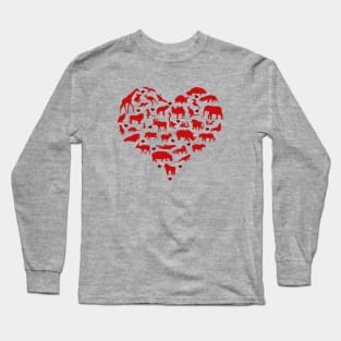 For the love of animals Long Sleeve T-Shirt